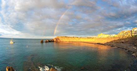 Cap d'Agde - Photos : Un arc-en-ciel de bon matin !