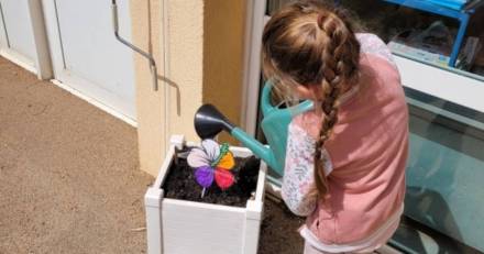 Agde - Les enfants de la maternelle Albert Camus deviennent apprentis jardiniers