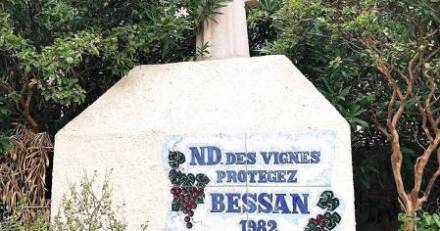 Bessan - Honorée pour l'Assomption, Notre Dame des Vignes protège Bessan et son vignoble