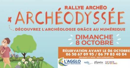 Agglo Hérault Méditerranée - La sixième édition du rallye archéologique aura lieu le dimanche 8 octobre 2023