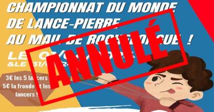 Cap d'Agde - Le Championnat du Monde de Lance-Pierre à Rochelongue est annulé