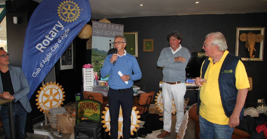 Cap d'Agde - 120 participants au 2ème Tournoi de golf organisé par le Rotary Club